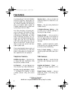 Предварительный просмотр 2 страницы Radio Shack 43-776 Owner'S Manual