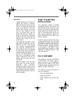 Предварительный просмотр 4 страницы Radio Shack 43-776 Owner'S Manual