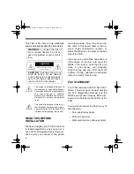 Preview for 4 page of Radio Shack 43-786 Owner'S Manual