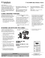 Preview for 1 page of Radio Shack 49-2515 Owner'S Manual