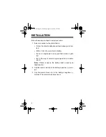 Предварительный просмотр 4 страницы Radio Shack 49-805 Owner'S Manual