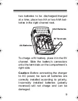 Preview for 9 page of Radio Shack 5-Hour Owner'S Manual