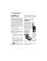 Preview for 5 page of Radio Shack 5W 8 Channel 2-Way Business Band Radio Owner'S Manual