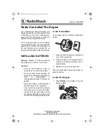 Radio Shack 60-2765 Owner'S Manual предпросмотр