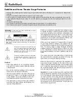Radio Shack 61-2338 User Manual preview