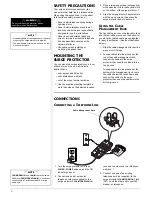 Preview for 2 page of Radio Shack 61-2423 Owner'S Manual