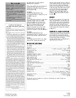 Preview for 4 page of Radio Shack 61-2424 Owner'S Manual