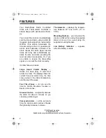 Предварительный просмотр 2 страницы Radio Shack 63-973 Owner'S Manual