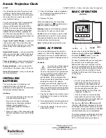 Radio Shack 63-987 Owner'S Manual preview
