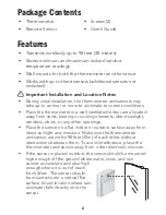 Preview for 2 page of Radio Shack 6300769 User Manual