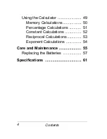 Preview for 4 page of Radio Shack 65-1205 Owner'S Manual