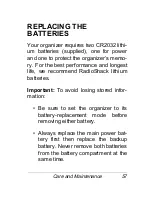 Preview for 57 page of Radio Shack 65-1205 Owner'S Manual