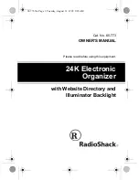 Radio Shack 65-773 Owner'S Manual preview