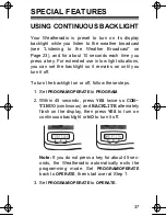 Предварительный просмотр 37 страницы Radio Shack 7-Channel Weatheradio Owner'S Manual