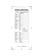 Предварительный просмотр 39 страницы Radio Shack 7-in-One IR Owner'S Manual