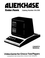 Preview for 1 page of Radio Shack Alienchase Owner'S Manual