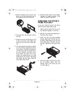 Предварительный просмотр 8 страницы Radio Shack AM/FM Cassette Car Stereo Owner'S Manual