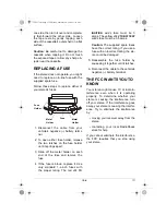 Предварительный просмотр 13 страницы Radio Shack AM/FM Cassette Car Stereo Owner'S Manual