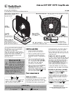 Preview for 3 page of Radio Shack Amlified UHF/VHF HDTV Antenna Owner'S Manual