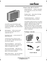 Preview for 1 page of Radio Shack Anevision Color TFT LCD TV Quick Manual