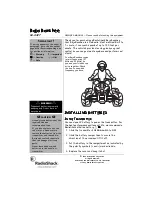 Radio Shack Baja Banshee Owner'S Manual preview