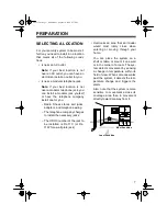 Preview for 7 page of Radio Shack CENTRAL 2000 49-351 Owner'S Manual