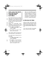 Preview for 34 page of Radio Shack CENTRAL 49-2570 Owner'S Manual