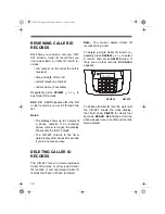 Предварительный просмотр 12 страницы Radio Shack CID-927 Owner'S Manual