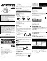 Radio Shack CK-480 User Manual preview