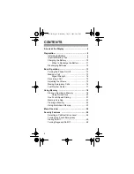 Предварительный просмотр 4 страницы Radio Shack CT-354 Owner'S Manual