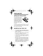 Предварительный просмотр 8 страницы Radio Shack CT-354 Owner'S Manual