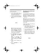 Preview for 9 page of Radio Shack CTR-102 Owner'S Manual