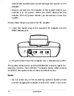 Предварительный просмотр 10 страницы Radio Shack Digital Answering System with Big Button Trim... Owner'S Manual