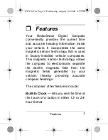 Предварительный просмотр 3 страницы Radio Shack Digital Compass Owner'S Manual