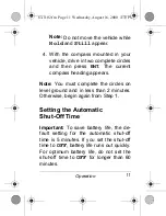 Предварительный просмотр 11 страницы Radio Shack Digital Compass Owner'S Manual