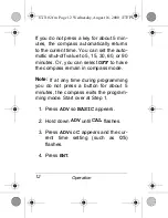 Предварительный просмотр 12 страницы Radio Shack Digital Compass Owner'S Manual