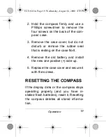 Preview for 19 page of Radio Shack Digital Compass Owner'S Manual