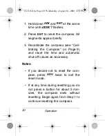 Preview for 20 page of Radio Shack Digital Compass Owner'S Manual
