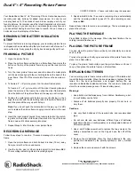 Preview for 1 page of Radio Shack Dual 4”× 6” Owner'S Manual