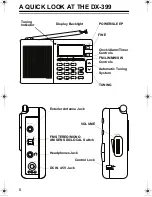 Предварительный просмотр 6 страницы Radio Shack DX-399 Owner'S Manual