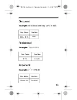 Preview for 13 page of Radio Shack EC-252 Owner'S Manual