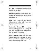 Preview for 3 page of Radio Shack EC-293 Owner'S Manual