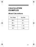 Preview for 11 page of Radio Shack EC-293 Owner'S Manual