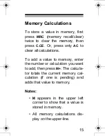 Preview for 15 page of Radio Shack EC-293 Owner'S Manual