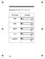 Предварительный просмотр 20 страницы Radio Shack EC-293 Owner'S Manual