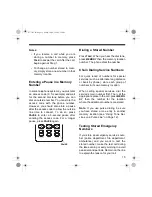 Preview for 15 page of Radio Shack ET-1101 Owner'S Manual