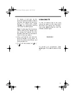 Preview for 11 page of Radio Shack ET-196 Owner'S Manual