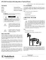 Radio Shack ET-3204 Owner'S Manual предпросмотр