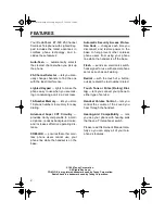 Preview for 2 page of Radio Shack ET-539 Owner'S Manual