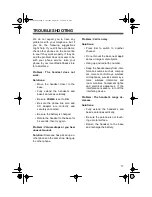 Preview for 17 page of Radio Shack ET-539 Owner'S Manual